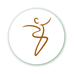 Logo mit geschwungener moderner Zeichnung